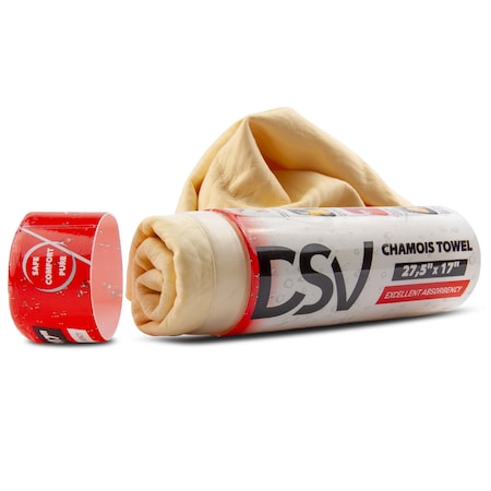 Dsv Standard Premium Car Care Towel, Absorbent Chamois Cloth 84101